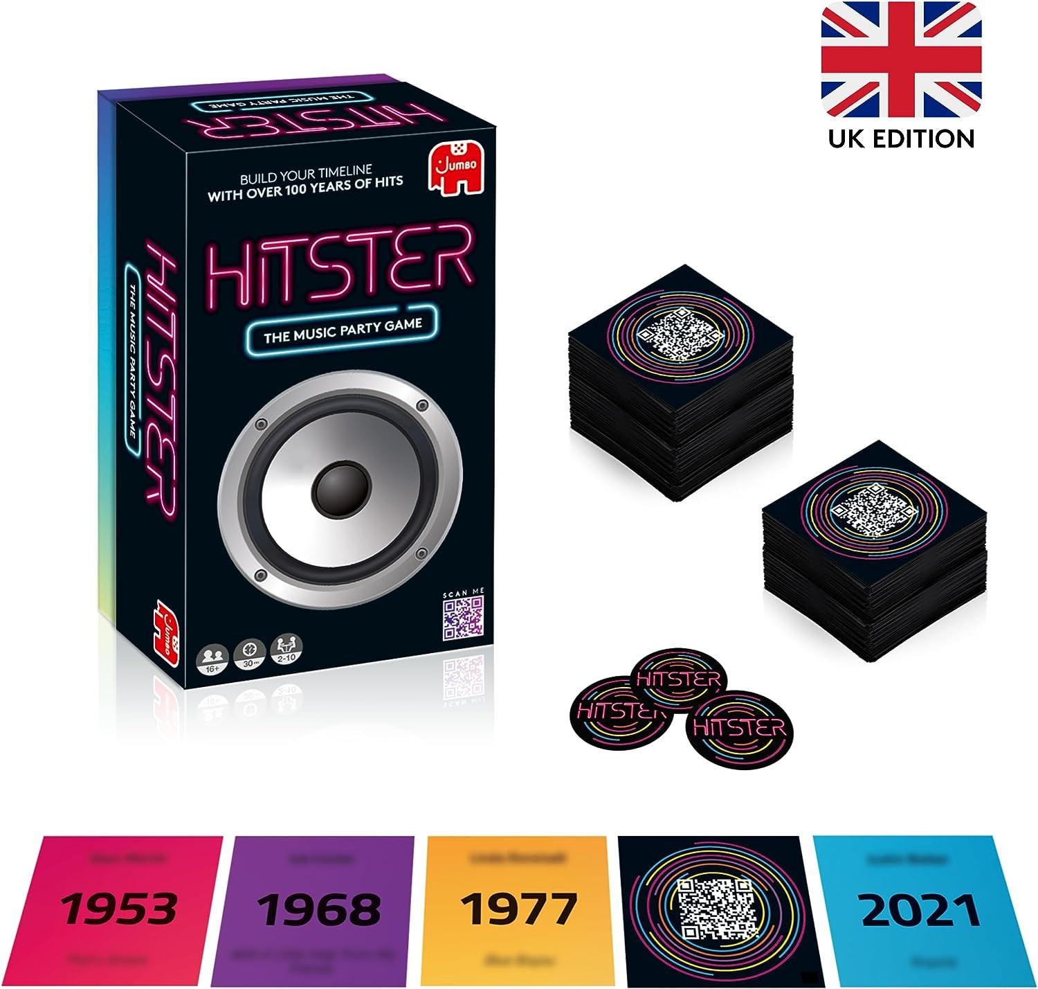 Jumbo Hitster The Ultimate Party Board Game for Adults
