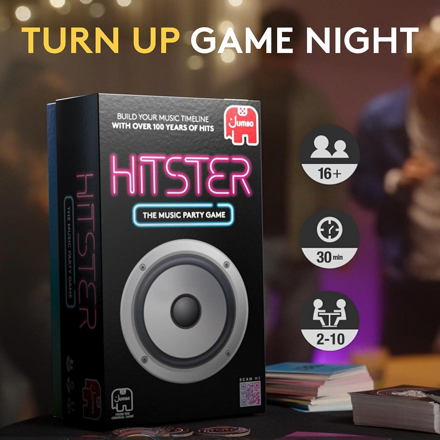 Jumbo Hitster The Ultimate Party Board Game for Adults