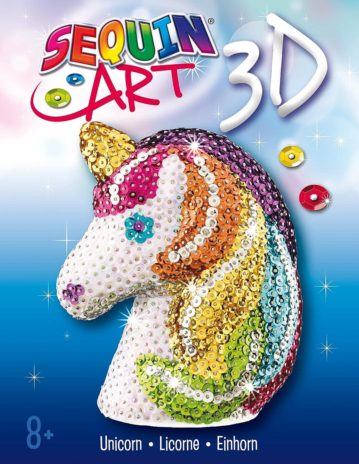 Sequin Art 3D UNICORN Craft Kit