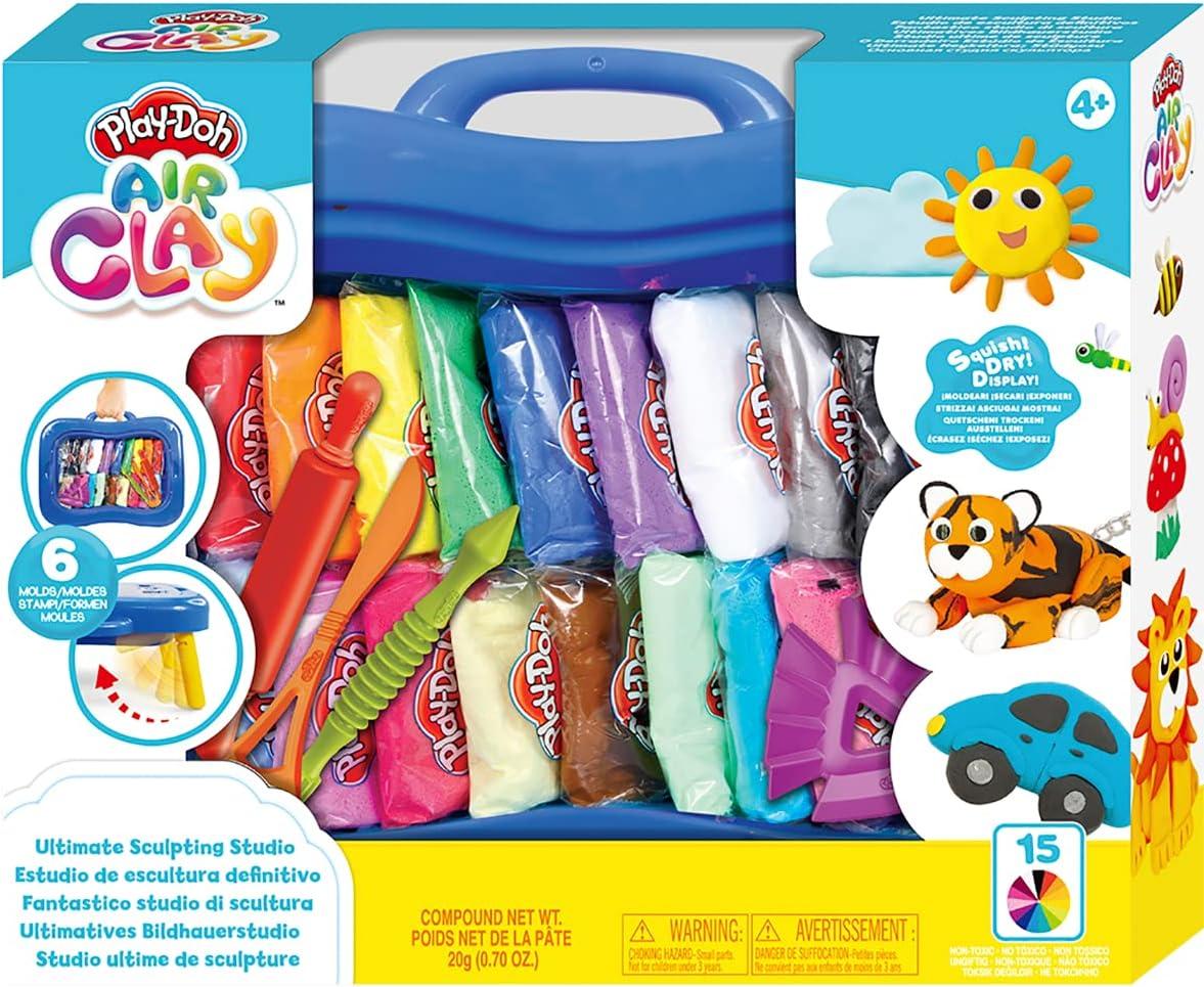 Play-Doh Air Clay Ultimate Sculpting Studio Playset with carry case