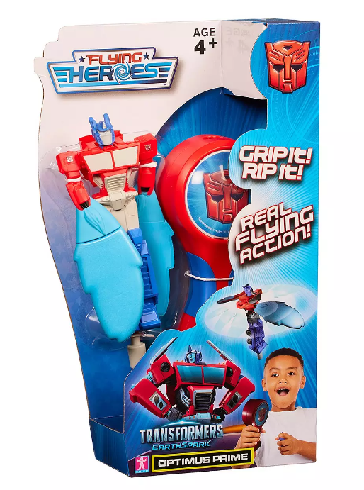 Flying Heroes Transformers Pull The Cord To Watch Him Fly OPTIMUS PRIME
