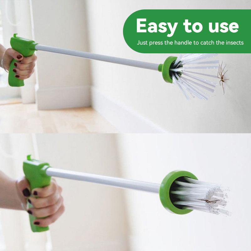 KIDDIMAX Spider Catcher 55cm Green - The friendliest, easiest way to catch spiders and bugs!