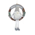 Christmas Gonk Wreath White & Grey
