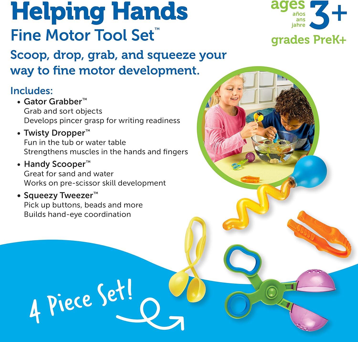 Learning Resources Helping Hands Fine Motor Tool Set Toy