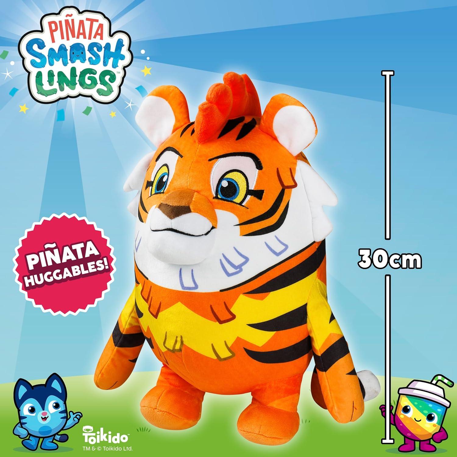 Pinata Smashlings Huggable Soft Plush Toy MO TIGER