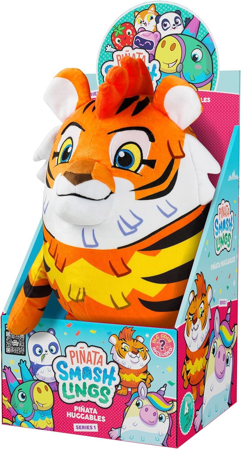 Pinata Smashlings Huggable Soft Plush Toy MO TIGER