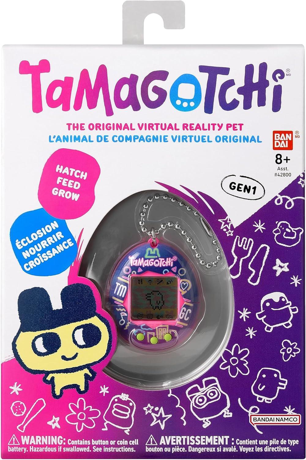 Tamagotchi Bandai Original NEON LIGHTS Shell Cyber Pet