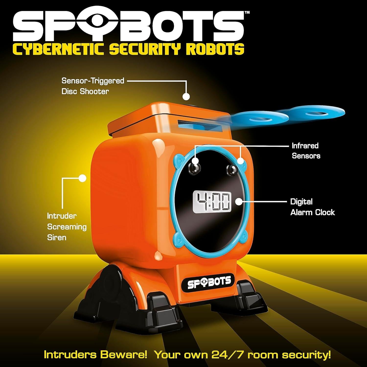 Spybots CLOCKBOT Cyber Security Robots