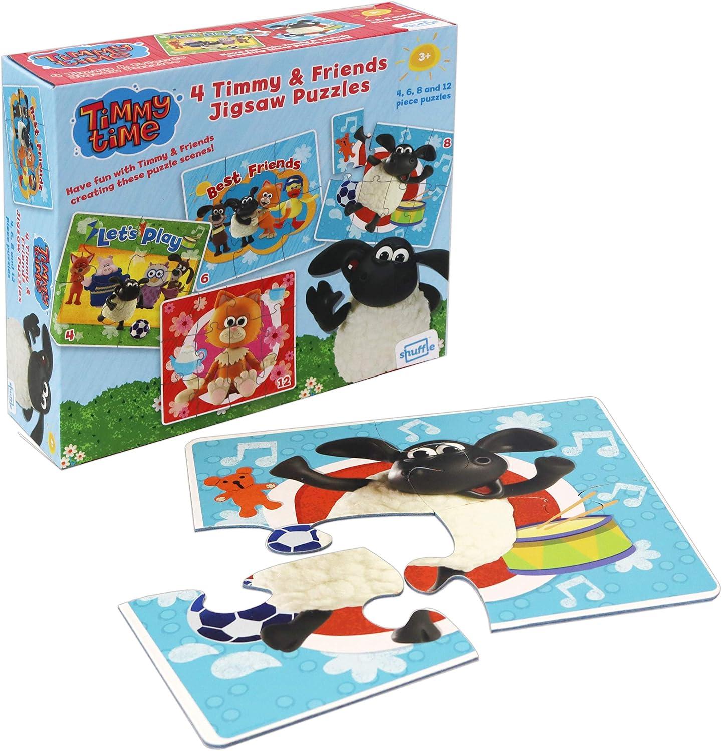 Shuffle Timmy and Friends 4 x Jigsaw Puzzles