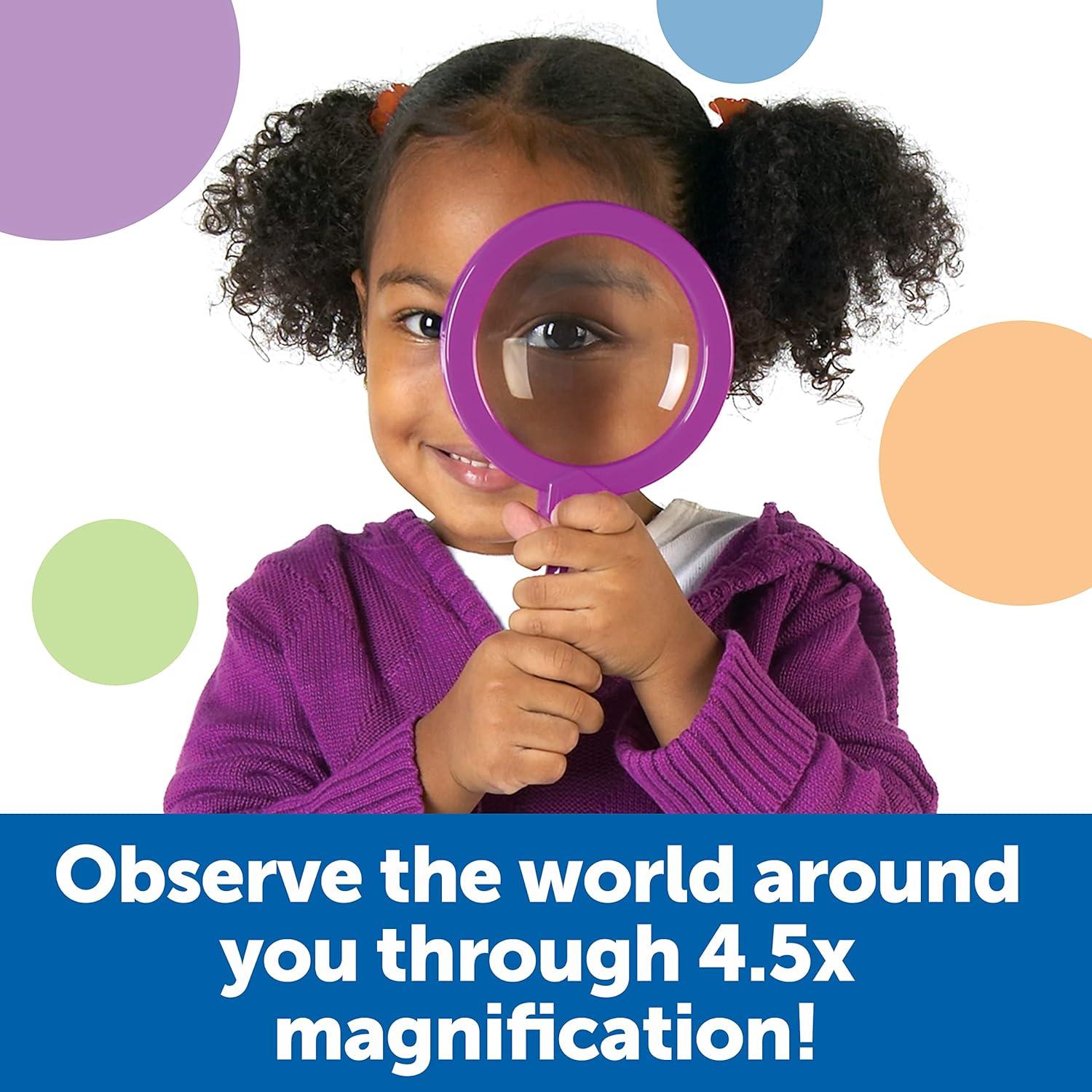 Learning Resources Jumbo Magnifiers 6 Pieces