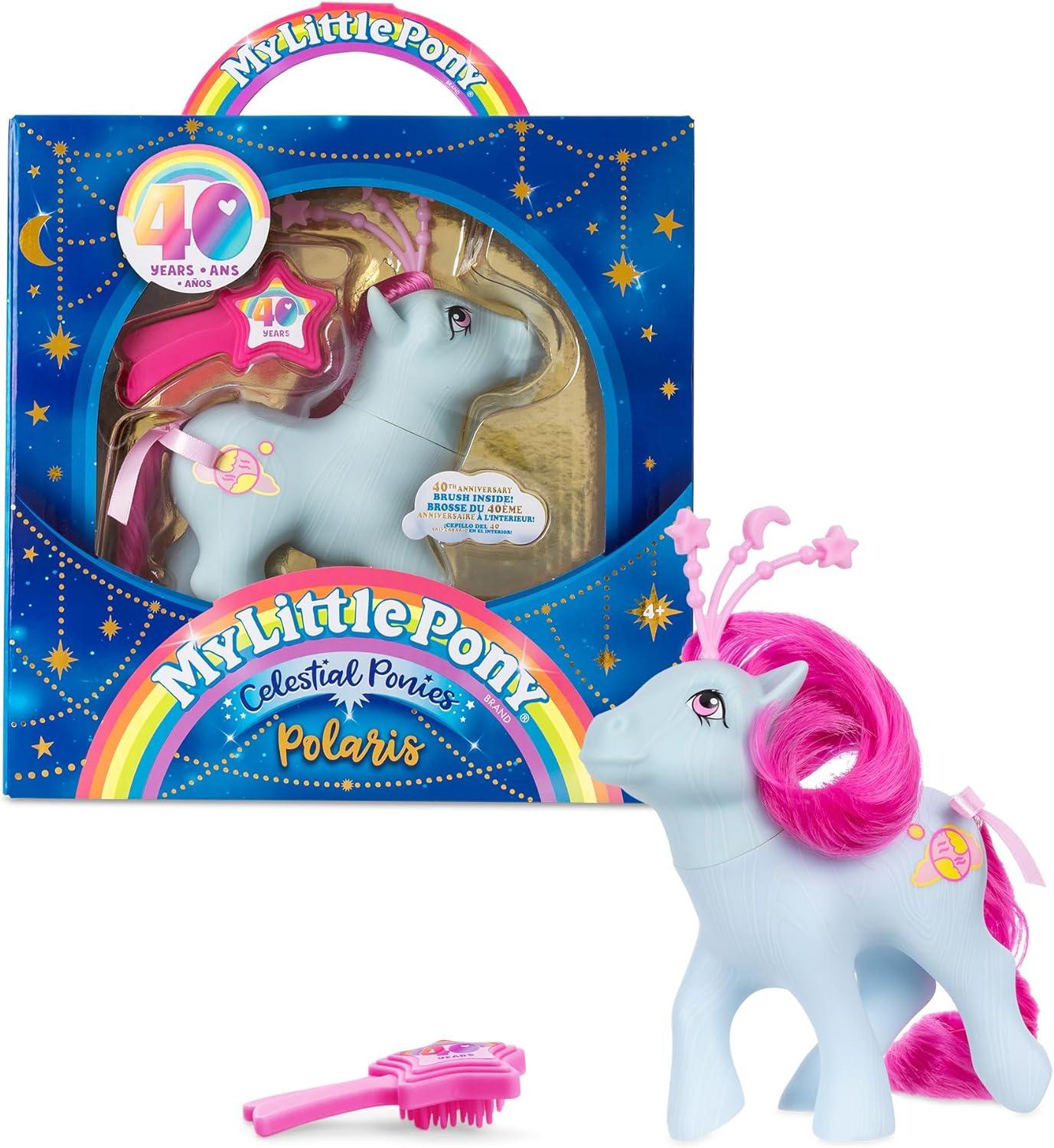 My Little Pony Celestial Ponies POLARIS 40th Anniversary White Pony Figure
