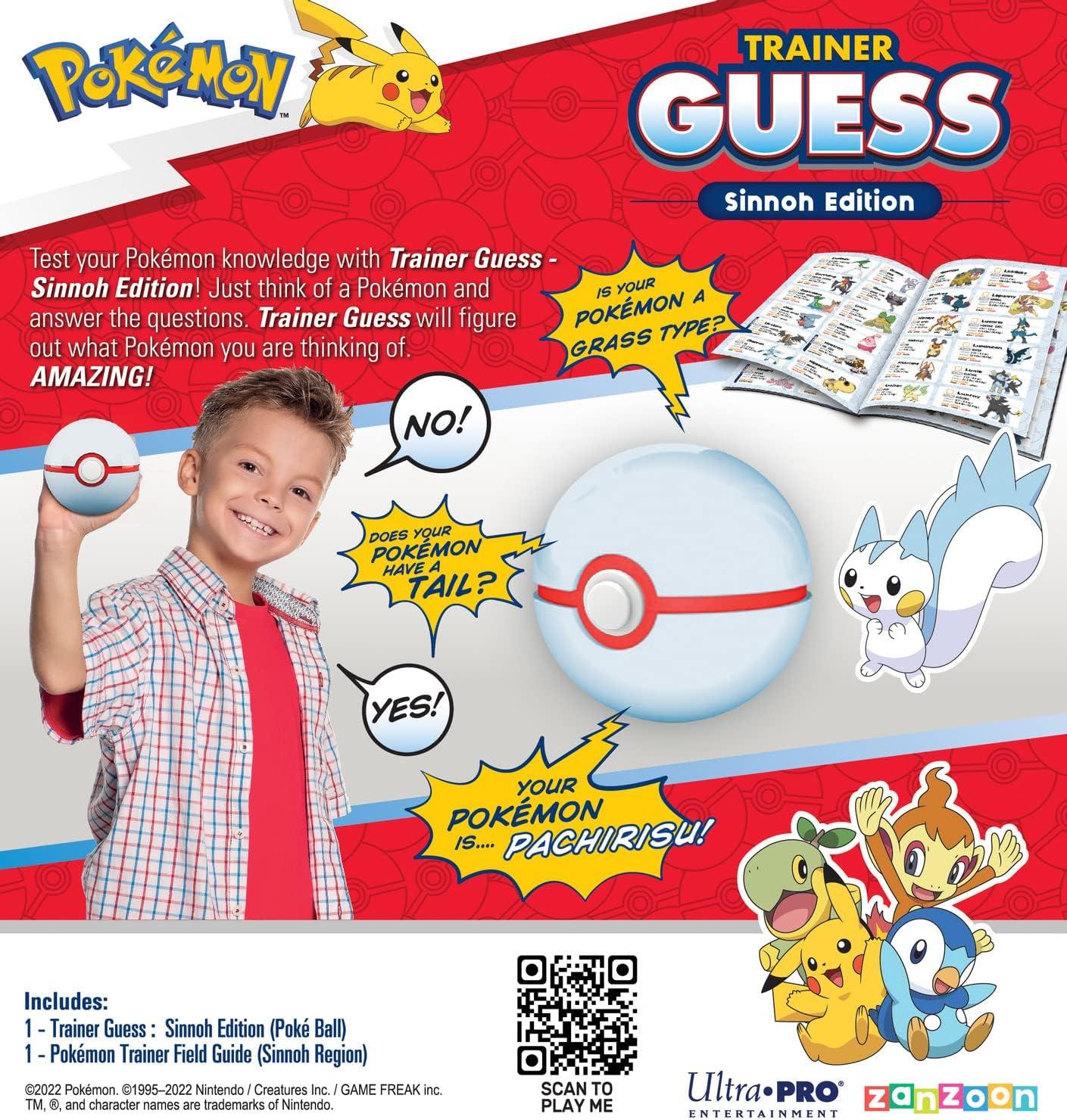 Pokemon Sinnoh Electronic Trainer Guess Board Game
