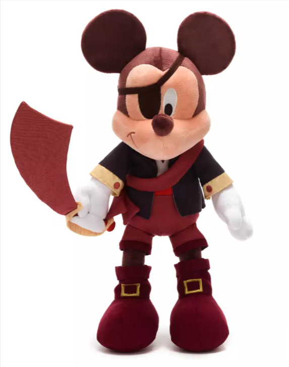 Disney Official Mickey Mouse Pirates of the Caribbean 34cm Soft Plush Toy