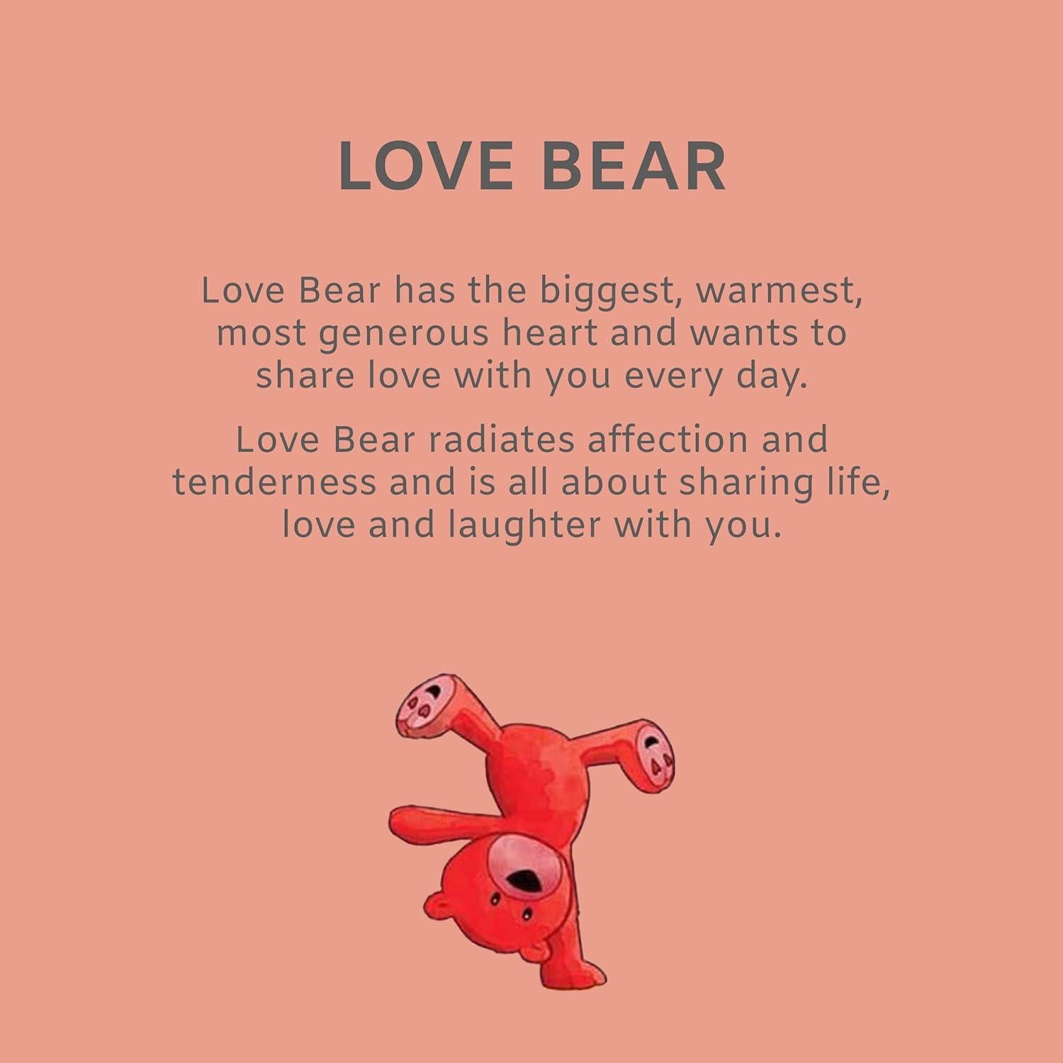 Mood Bears LARGE LOVE BEAR Soft Plush Stuffed Animal Toy