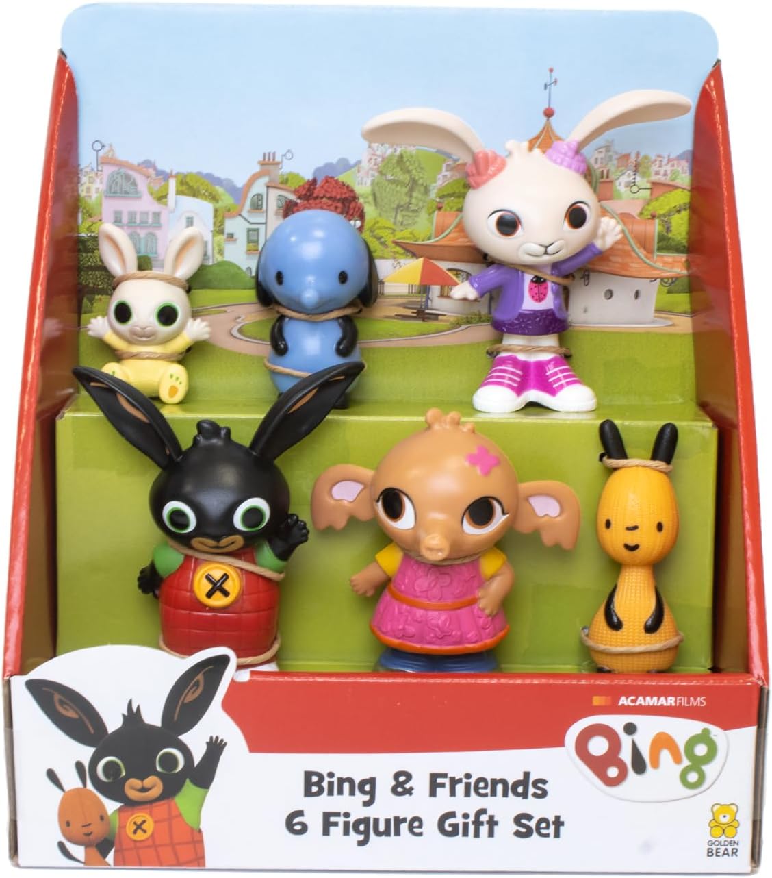 Bing & Friends 6 Figure Gift Set Bing, Flop, Sula, Amma, Coco, Charlie
