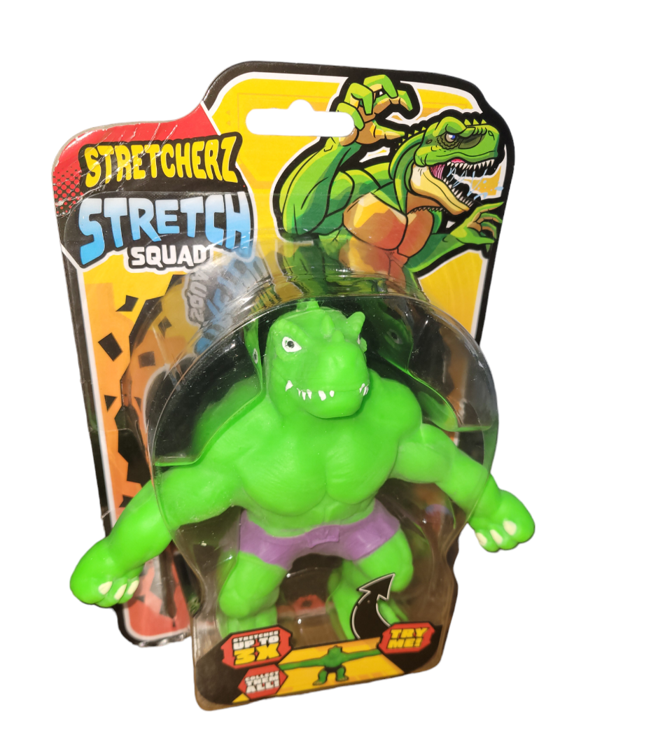 Stretcherz Stretch Squad GREEN DINOSAUR Figure