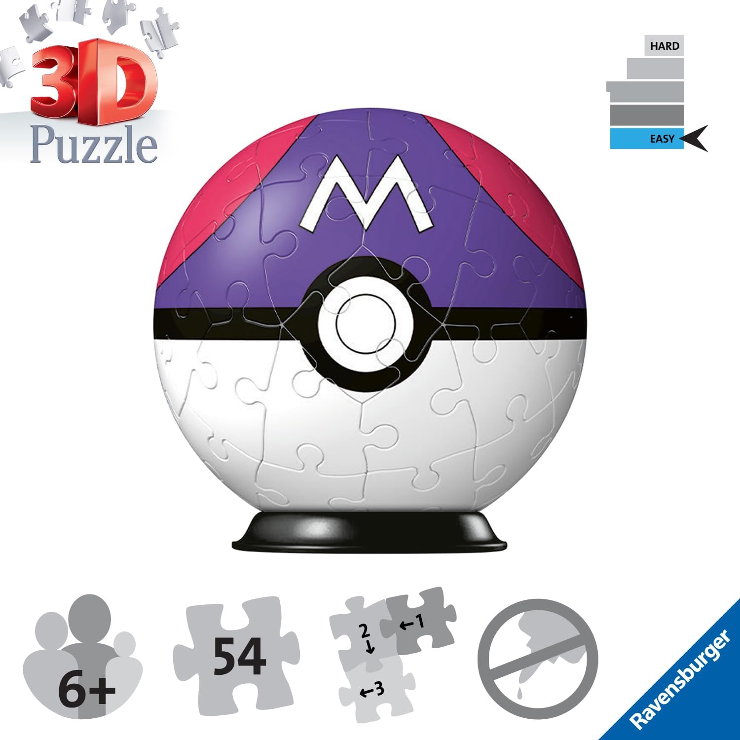 Ravensburger Pokemon Master Ball 3D Jigsaw Puzzle