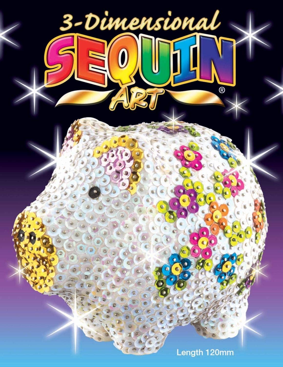 3D Sequin Art PIG