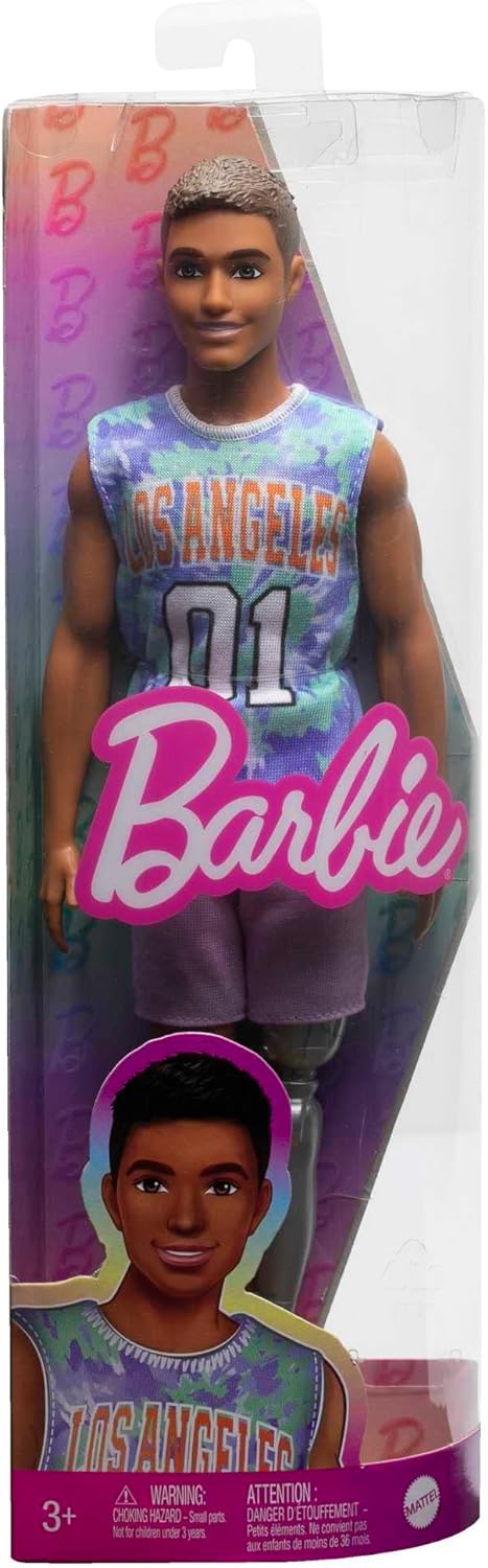 Barbie Ken Fashionistas Doll with Jersey and Prosthetic Leg