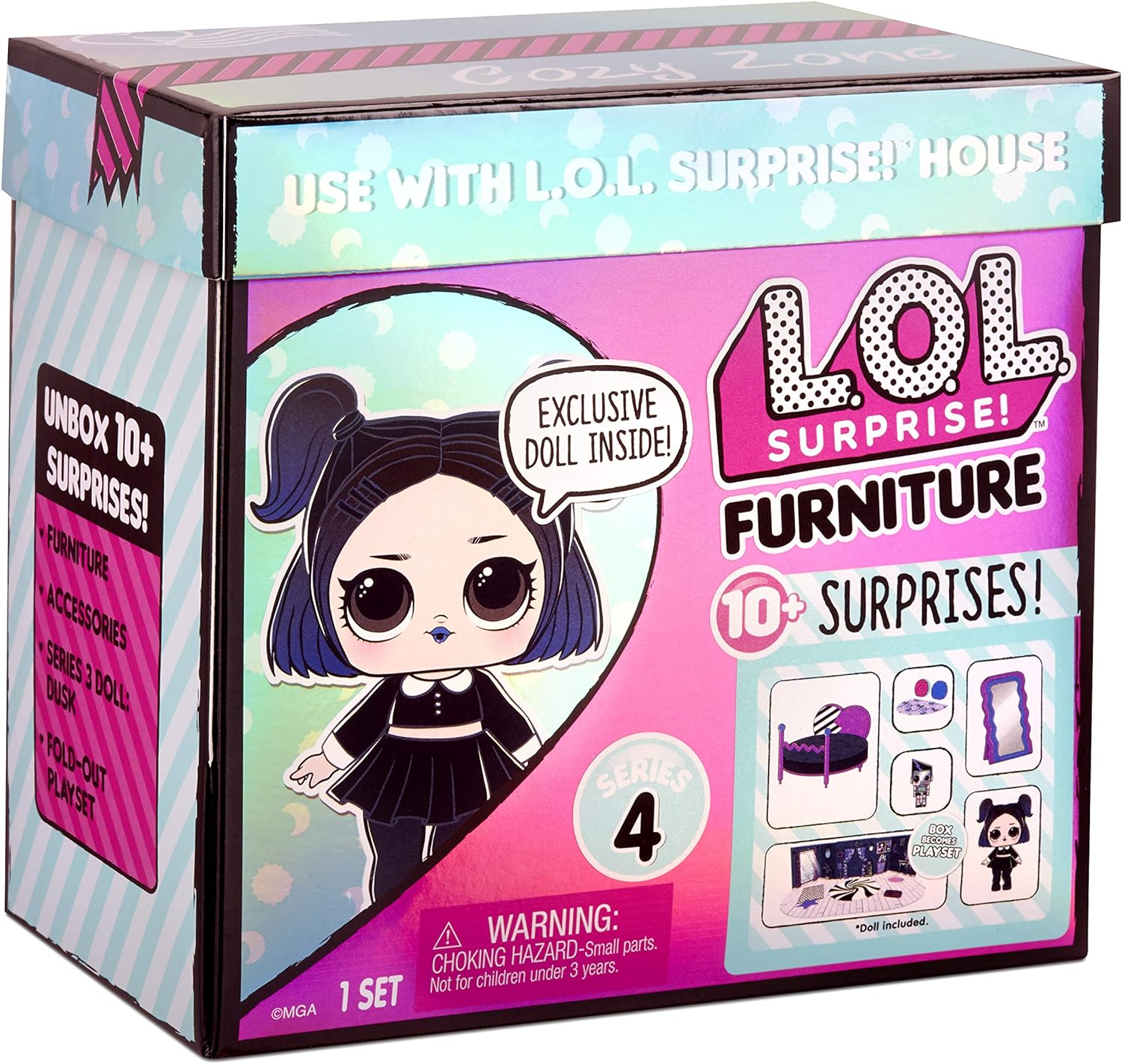 L.O.L. Surprise! Lol Surprise Furniture COZY ZONE with Dusk Doll