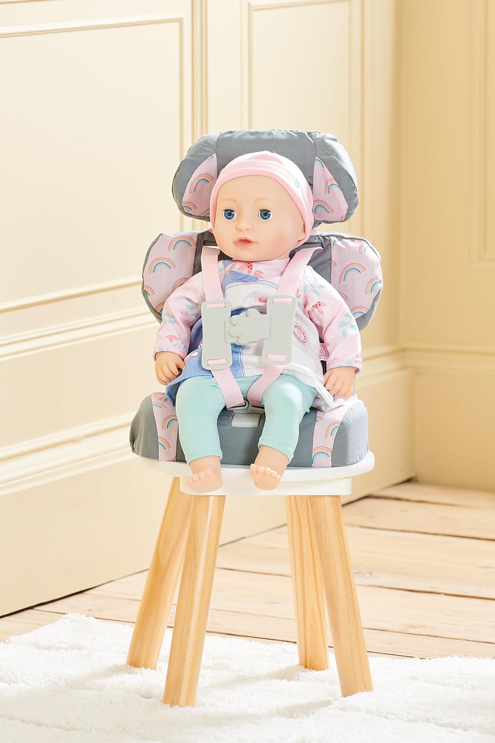 Casdon Grey Dolls Toy Car Booster Seat
