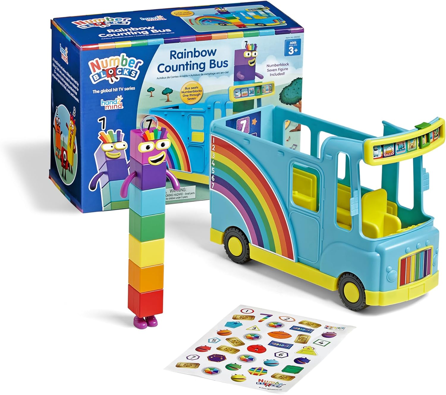 hand2mind Numberblocks Rainbow Counting Bus