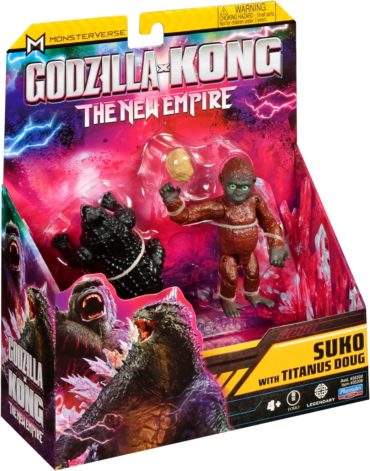 Godzilla x Kong: The New Empire 3.5-Inch SUKO WITH TITANUS DOUG Action Figure