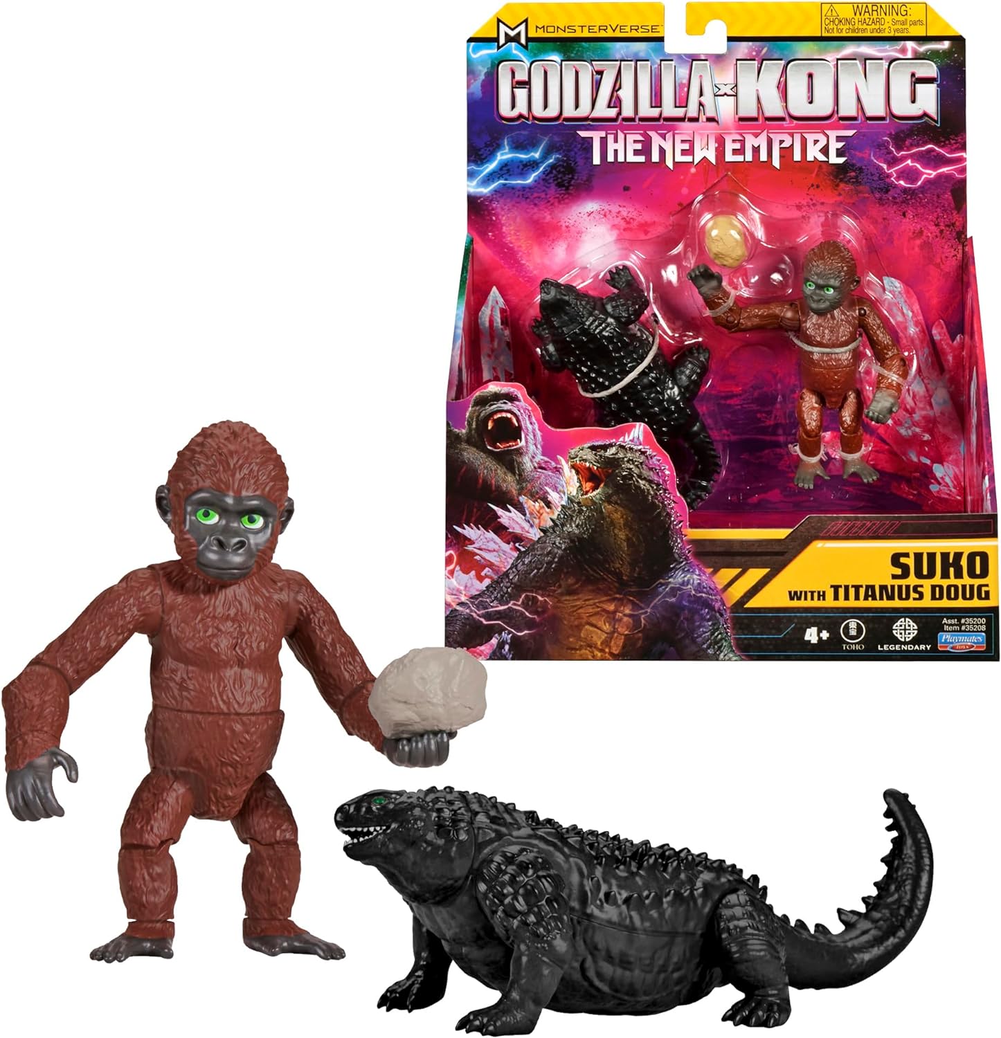 Godzilla x Kong: The New Empire 3.5-Inch SUKO WITH TITANUS DOUG Action Figure