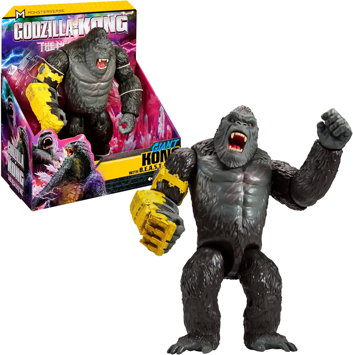 Godzilla x Kong: The New Empire 11Inch GIANT KONG WITH BEAST GLOVE Action Figure