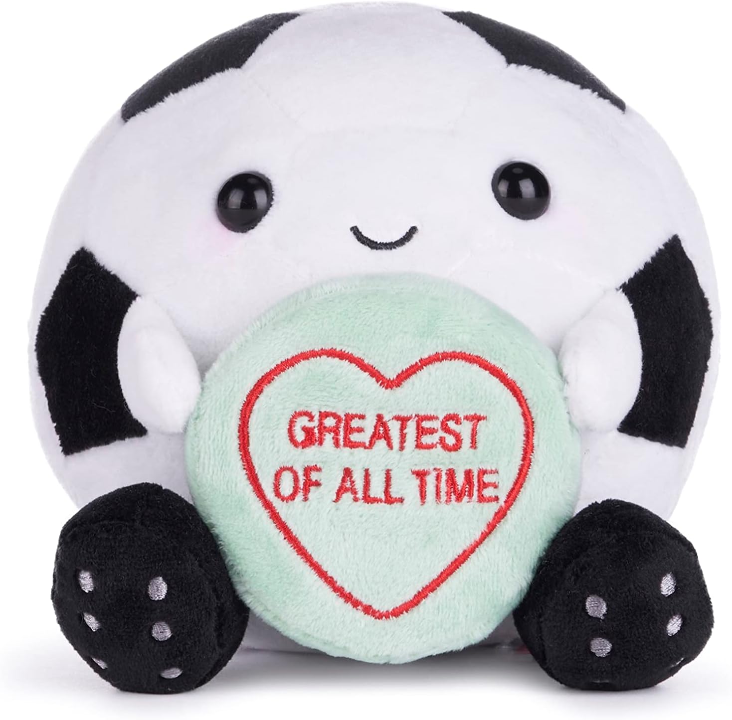 Posh Paws Swizzels Love Hearts 13cm Frankie The Football Greatest of All Time Soft Plush