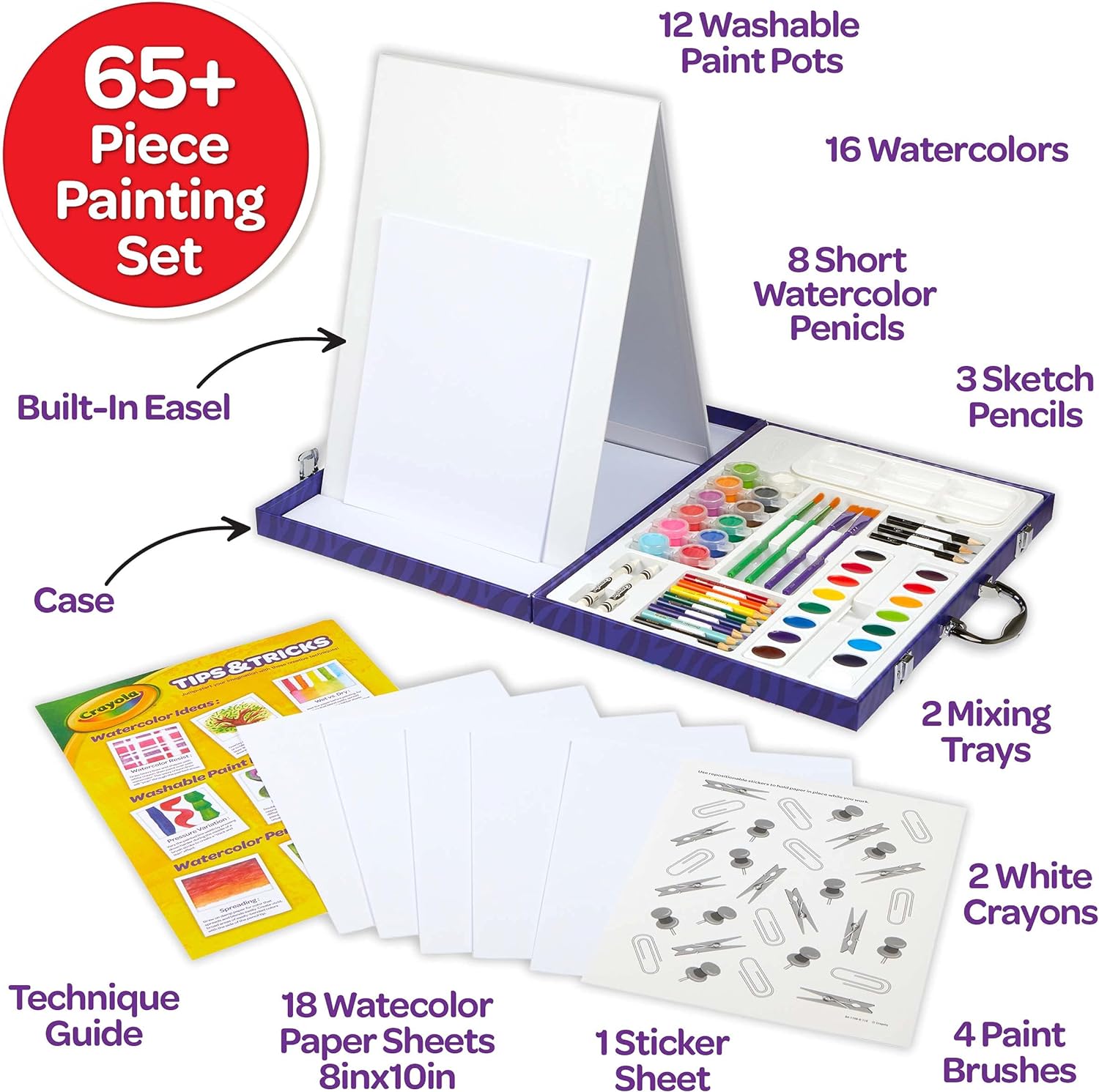 Crayola Table Top Easel & Paint Set