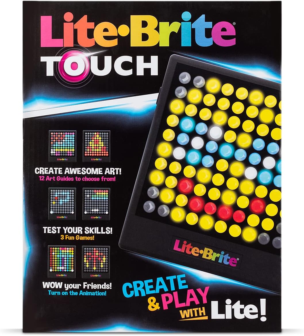 Lite Brite Touch Interactive Pad With Games