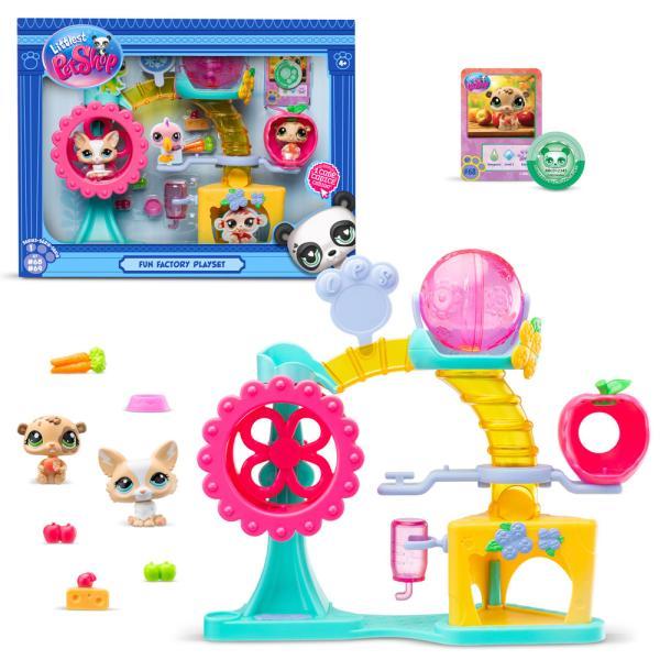 Bandai Littlest Pet Shop Fun Factory Playset