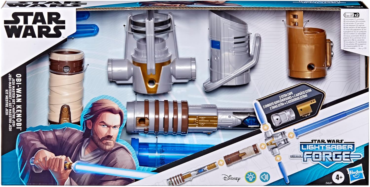 Star Wars Lightsaber Forge Master Jedi Obi-Wan Kenobi Electronic Lightsaber