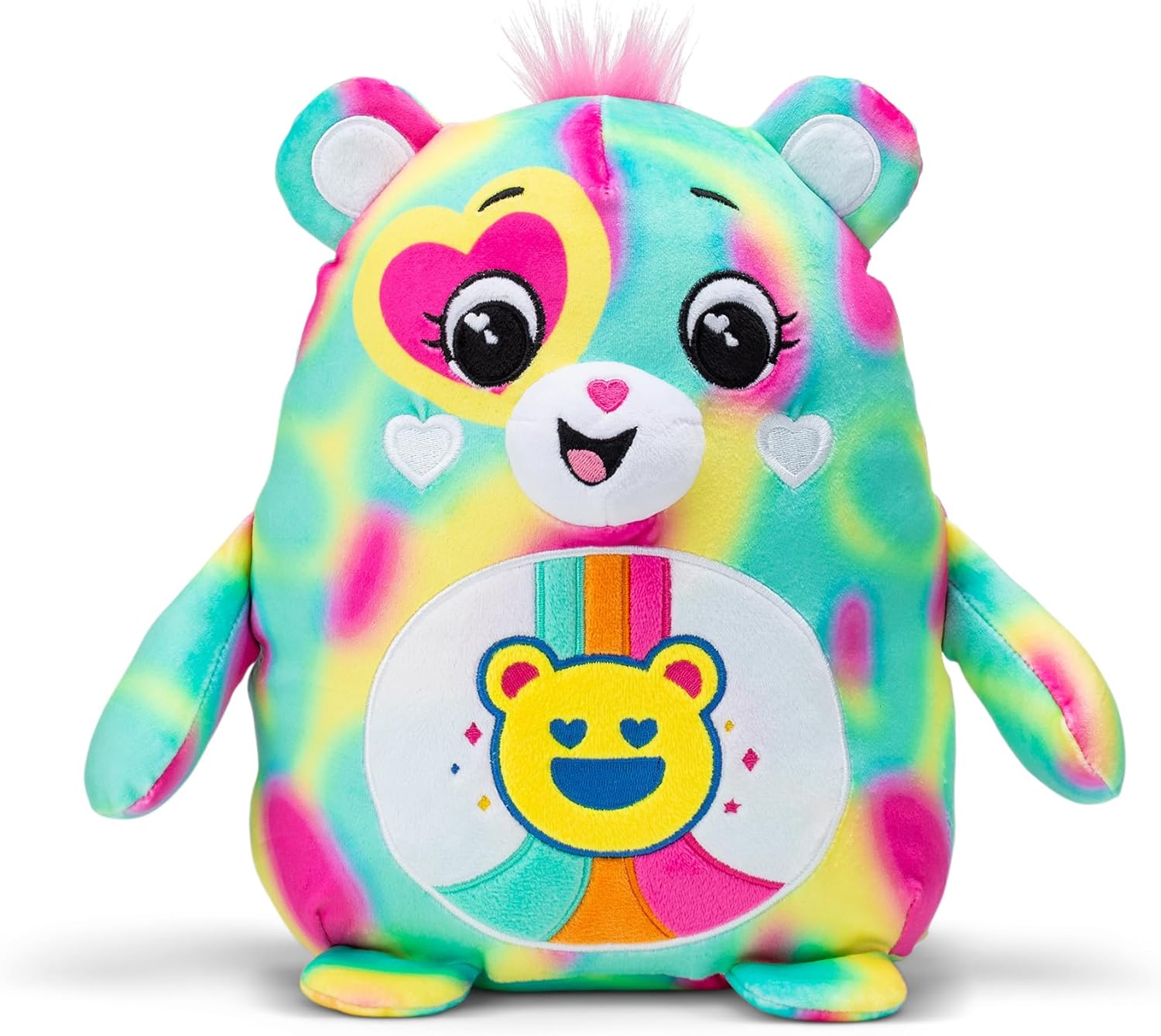 Care Bears GOOD VIBES Bear 25cm Squishes Collectable Soft Plush Toy
