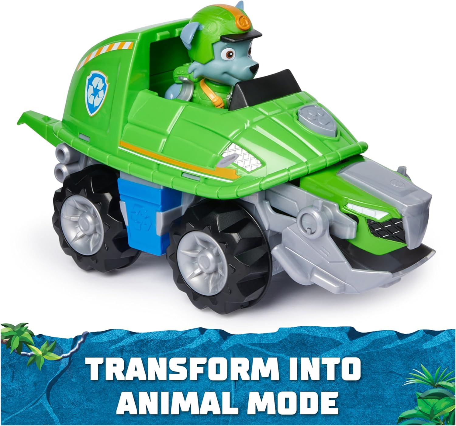 Paw Patrol Jungle Pups ROCKY Snapping Turtle Vehicle