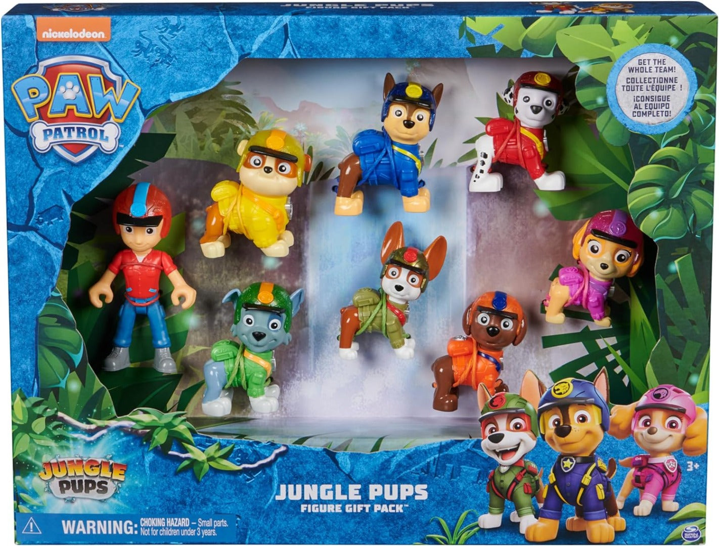 Paw Patrol Jungle Pups Gift Pack with 8 Collectible Figures