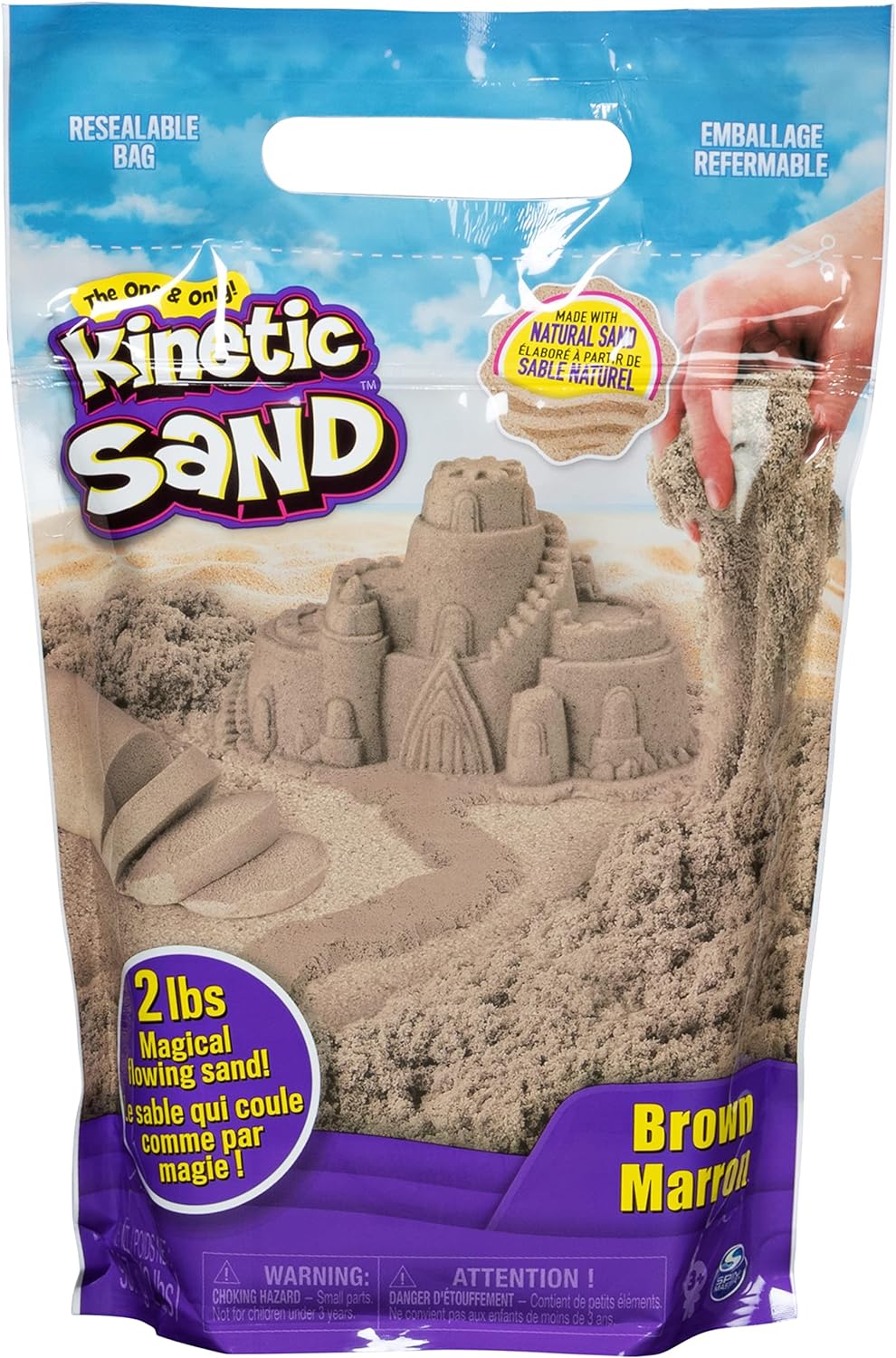 Kinetic Sand Brown Play Sand 2lb
