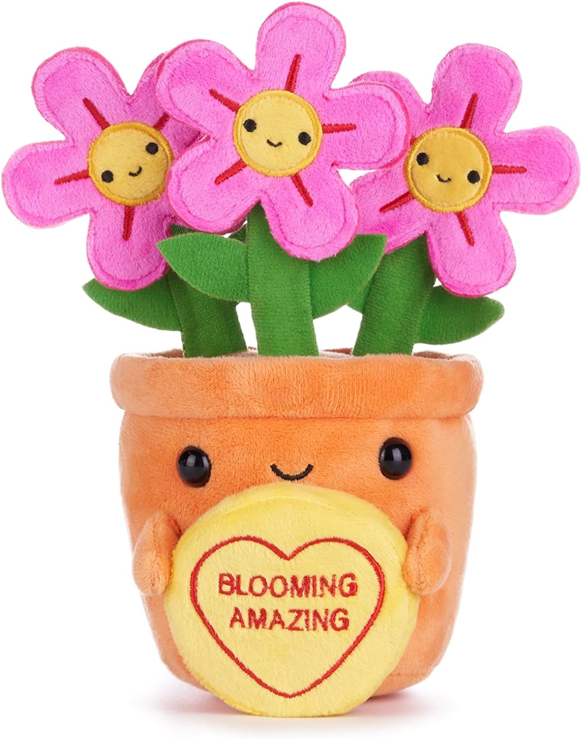 Swizzels Love Hearts 18CM Felicity Flowerpot Blooming Amazing Soft Plush Toy
