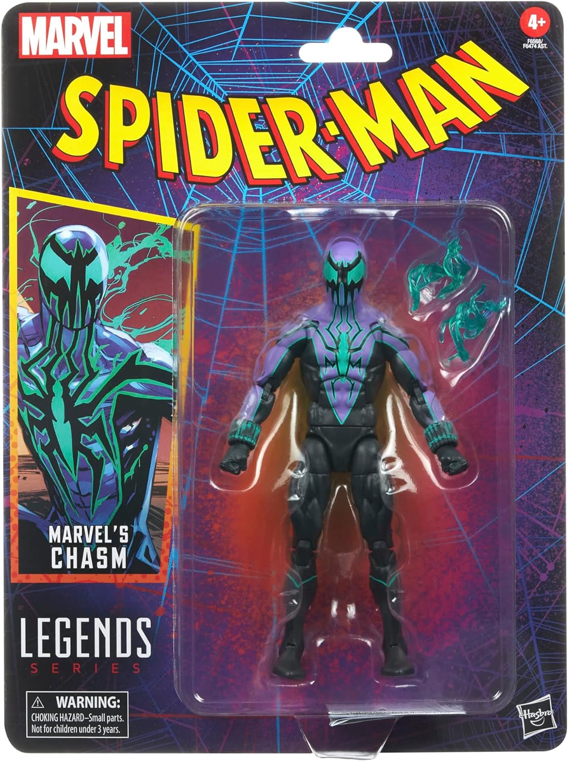 Hasbro Marvel Legends Series S Chasm  Spider-Man Legends  6 Inch Action Figure