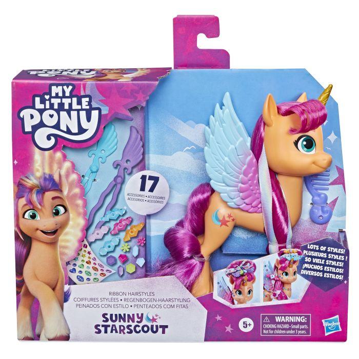 My Little Pony Ribbon Hairstyles Sunny Starscout Figure