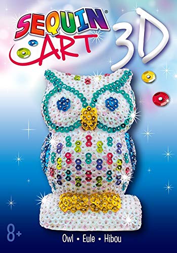 Sequin Art 3D OWL Crafts Kit