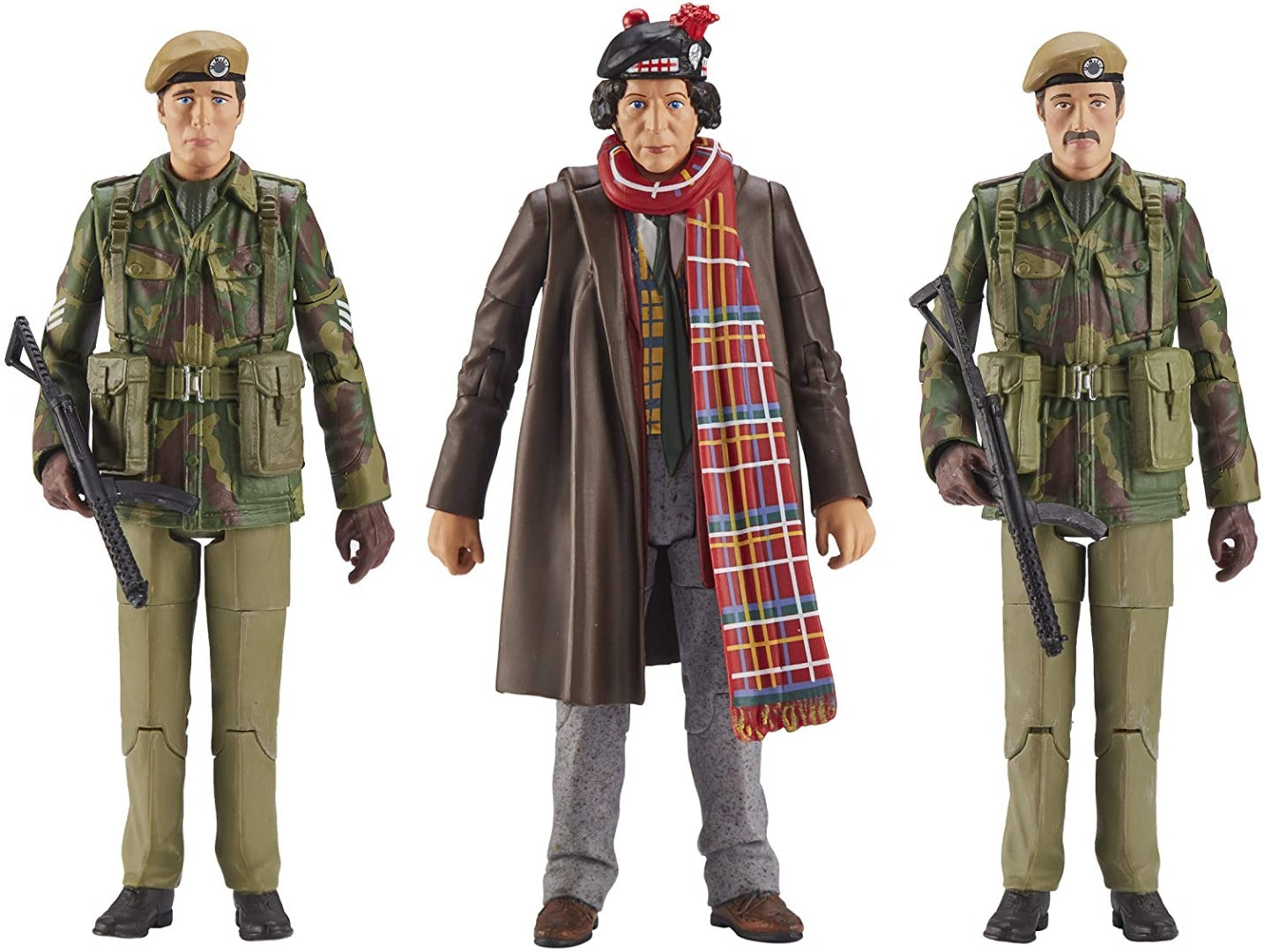 Doctor Who U.N.I.T. 1975 Terror Of The Zygons Collector Figure Set